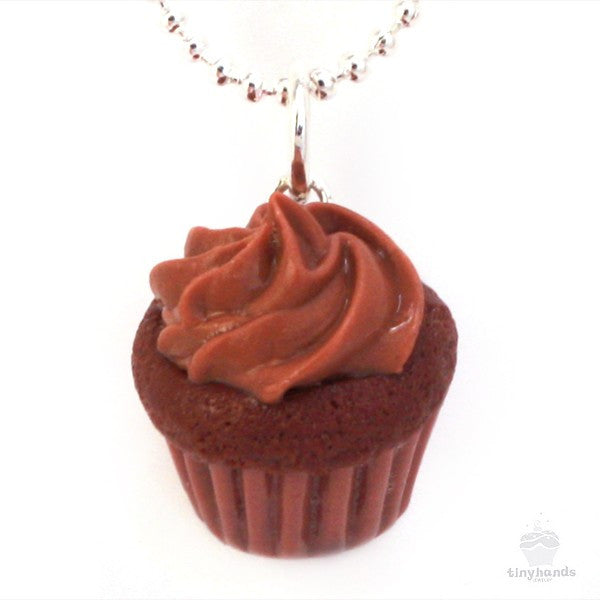 Scented Chocolate Cupcake Necklace - Tiny Hands
 - 1