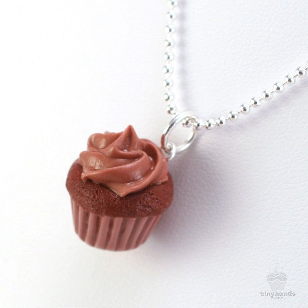 Load image into Gallery viewer, Scented Chocolate Cupcake Necklace - Tiny Hands
 - 5
