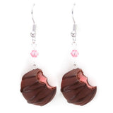 (Wholesale) Scented Cherry Chocolate Truffle Earrings