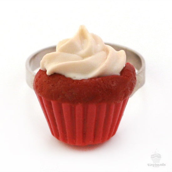 Scented Red Velvet Cupcake Ring - Tiny Hands
 - 6