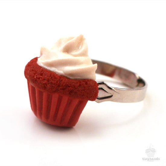 Scented Red Velvet Cupcake Ring - Tiny Hands
 - 3