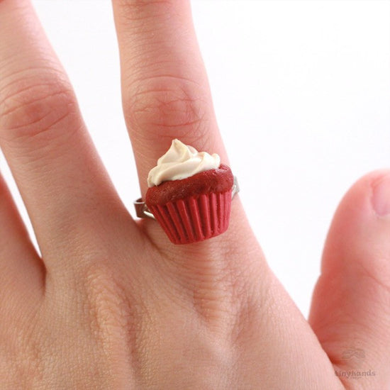Scented Red Velvet Cupcake Ring - Tiny Hands
 - 5