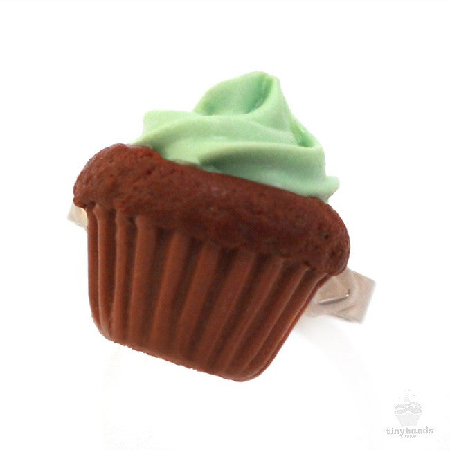 Scented Mint Chocolate Cupcake Ring - Tiny Hands
 - 3