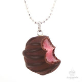 (Wholesale) Scented Cherry Chocolate Truffle Necklace