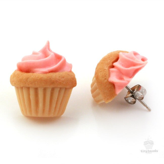 Load image into Gallery viewer, Scented Birthday Cupcake Earstuds - Tiny Hands
 - 3
