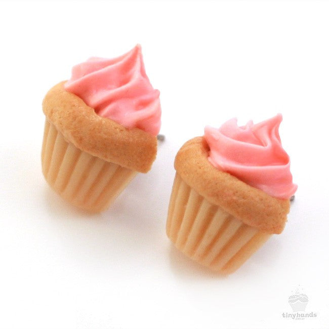 Load image into Gallery viewer, Scented Birthday Cupcake Earstuds - Tiny Hands
 - 4
