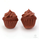 (Wholesale) Scented Chocolate Cupcake Earstuds