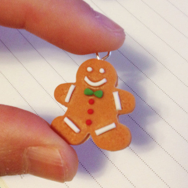 Scented Gingerbreadman Cookie Necklace - Tiny Hands
 - 2