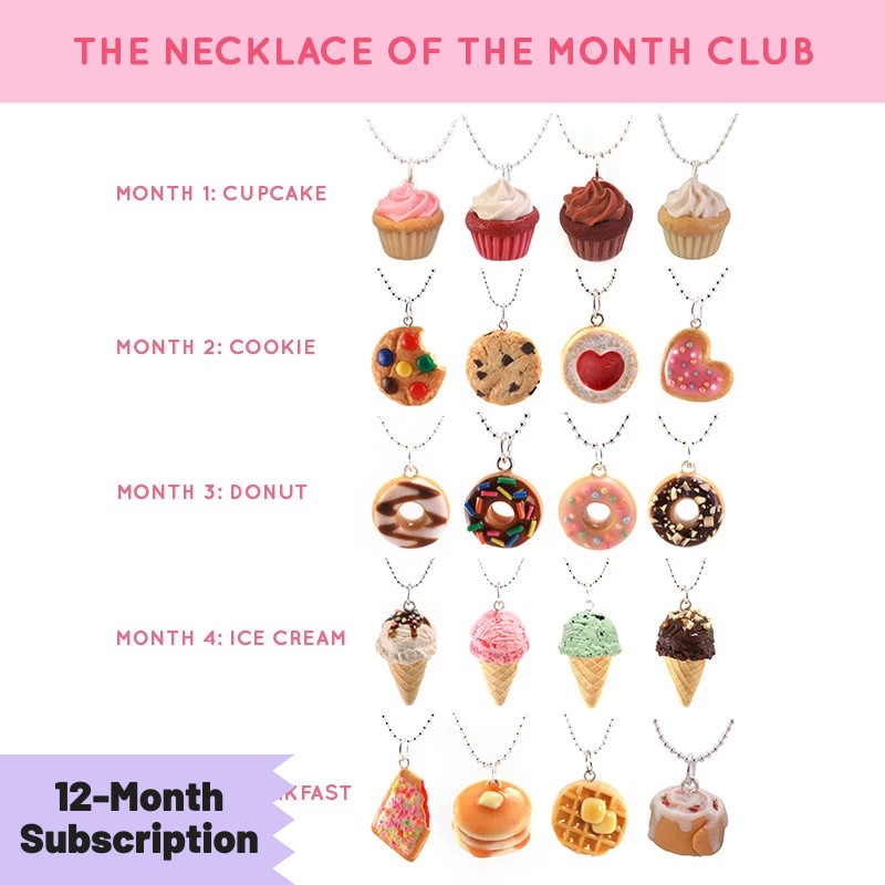 Necklace Of The Month Club - 12 Month Subscription