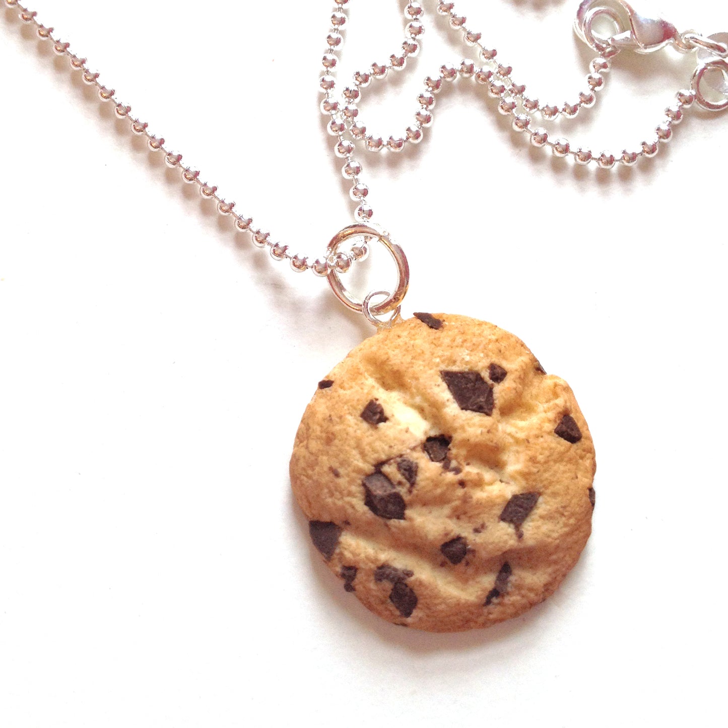 Scented Chocolate Chip Cookie Necklace