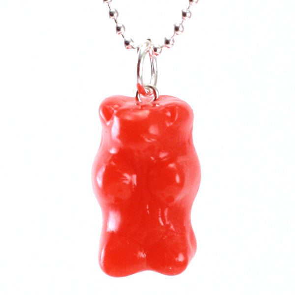 Load image into Gallery viewer, Scented Cinnamon Bear Necklace - Tiny Hands
 - 1
