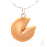 (Wholesale) Scented Fortune Cookie Necklace