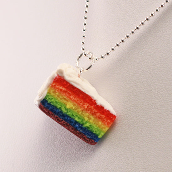 Load image into Gallery viewer, Scented Rainbow Cake Necklace - Tiny Hands
 - 2
