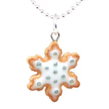 (Wholesale) Scented Snowflake Cookie Necklace